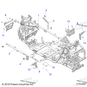 CHASSIS, MAIN FRAME