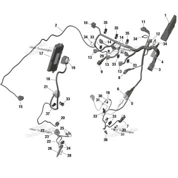 ROTAX - ENGINE HARNESS AND ELECTRONIC MODULE