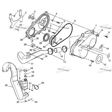 CLUTCH COVER SCRAMBLER 400