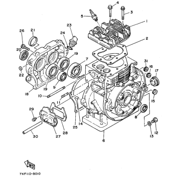 CYLINDER - CRANKCASE