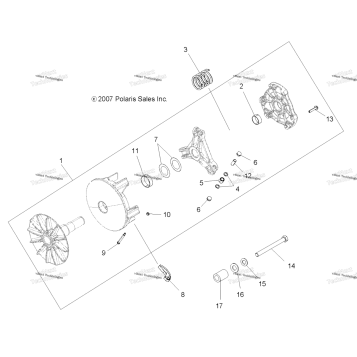 DRIVE TRAIN, PRIMARY CLUTCH