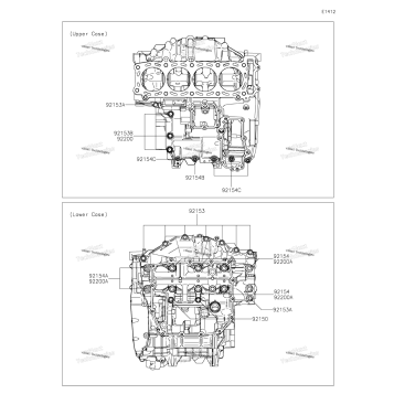 CRANKCASE BOLT PATTERN