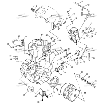 ENGINE MOUNTING W97AE42A
