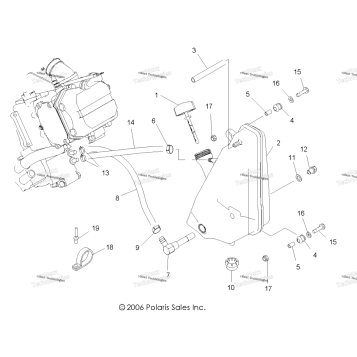 ENGINE, OIL SYSTEM & OIL TANK