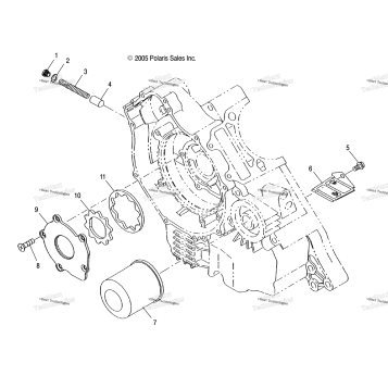 ENGINE, OIL PUMP & OIL FILTER