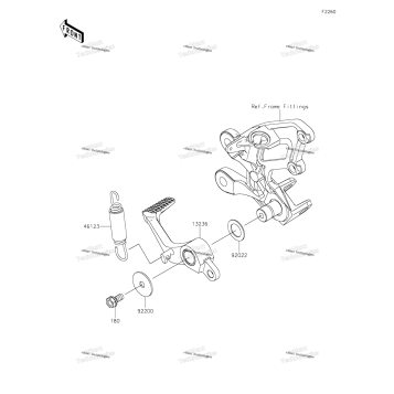 BRAKE PEDAL/TORQUE LINK
