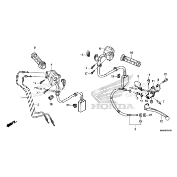 HANDLE LEVER@SWITCH@CABLE