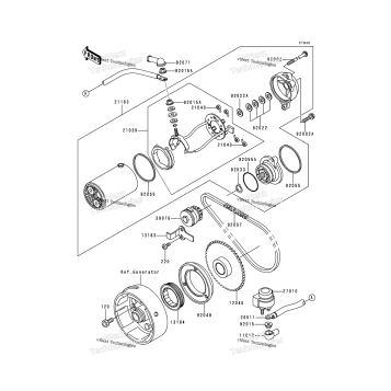 STARTER MOTOR (KLF300-B1)