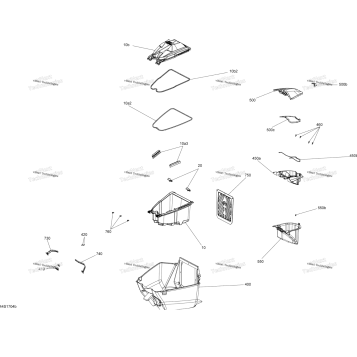 STORAGE COMPARTMENTS - ALL MODELS