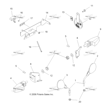 TURN SIGNALS/MIRRORS/HORN