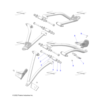 SUSPENSION, AARM MOUNTING