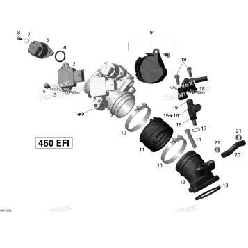 AIR INTAKE MANIFOLD AND THROTTLE BODY