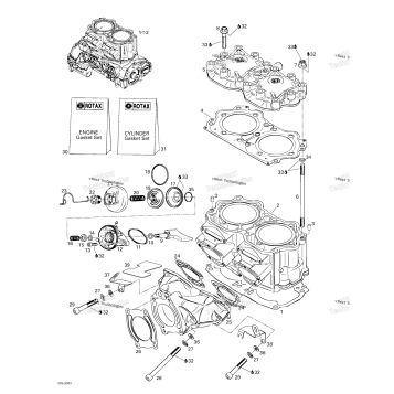 CYLINDER, EXHAUST MANIFOLD