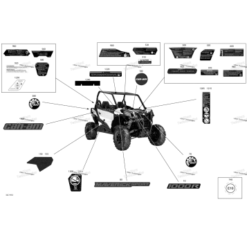 DECALS - 1000R - PACKAGE DPS