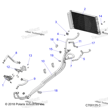 BODY, HVAC ROUTINGS R18RRU99AS/BS