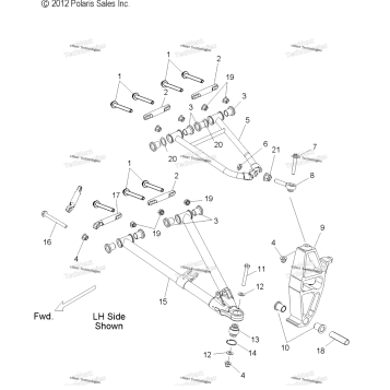 SUSPENSION, CONTROL ARMS & SPINDLE