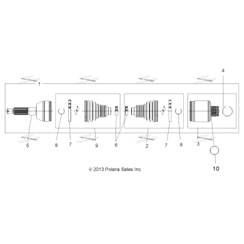 DRIVE TRAIN, REAR DRIVE SHAFT