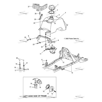 FUEL TANK & CARBURETOR MOUNTING