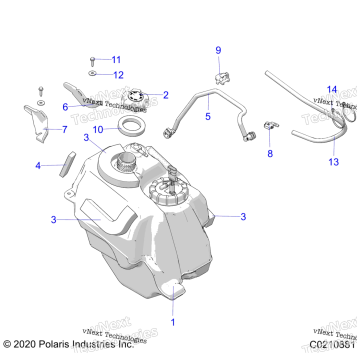 BODY, FUEL TANK ASM