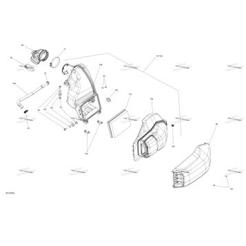AIR INTAKE - ENGINE - AIR FILTER - AIR BOX