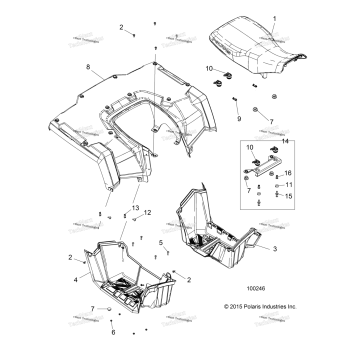 BODY, REAR CAB, SEAT & FOOTWELLS