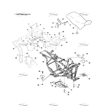 REAR CAB & SEAT A00CD50AA