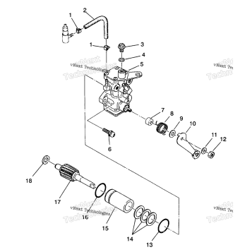 OIL PUMP ASSEMBLY 4X4 250