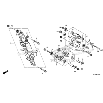 REAR SHOCK ABSORBER