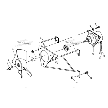 FAN ASSEMBLY 2X4 300