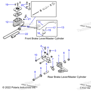 BRAKES, BRAKE LEVERS & MASTER CYLINDERS