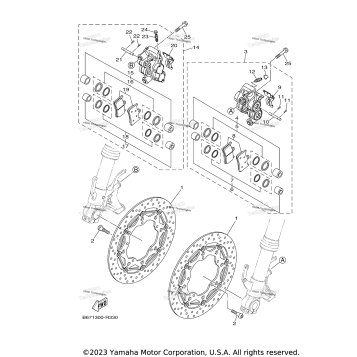 FRONT BRAKE CALIPER