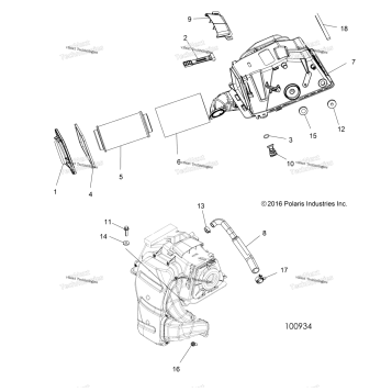 ENGINE, AIR INTAKE