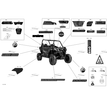 DECALS - 1000R - PACKAGE DPS