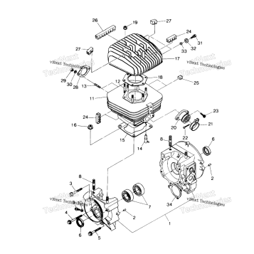 CRANKCASE & CYLINDER ASSEMBLY