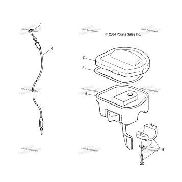 CONTROLS THROTTLE ASM./CABLE