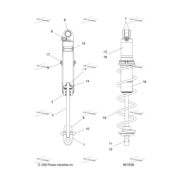 SUSPENSION, SHOCK, IFS MONOTUBE
