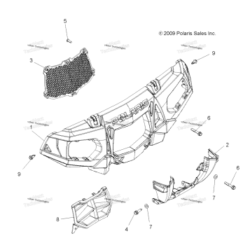 BODY, FRONT BUMPER & MOUNTING