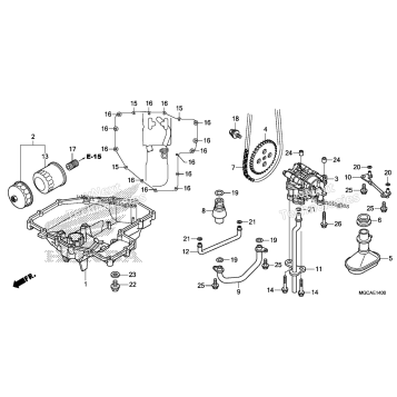 OIL PAN@OIL PUMP
