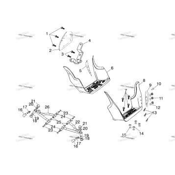 SWING ARM / FOOTREST