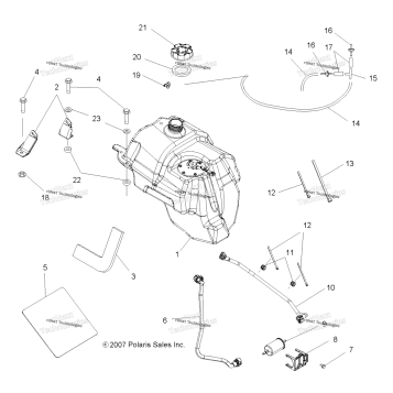 BODY, FUEL TANK ASM. A08DN76AF/AL/AS