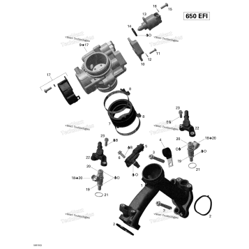 AIR INTAKE MANIFOLD AND THROTTLE BODY