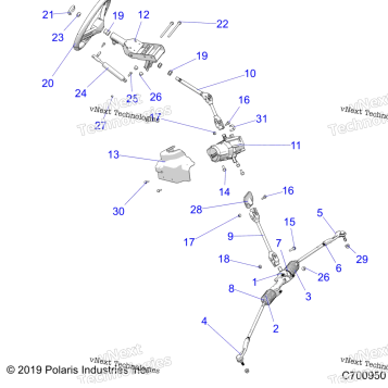 STEERING, STEERING ASM