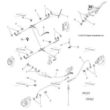 BRAKES, BRAKE LINES