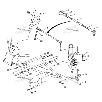 AARM/STRUT MOUNTING 4X4 350L