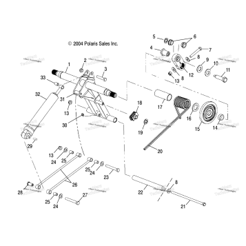 REAR TORQUE ARM S05NP7CS/7CSA/7CSB/8CS/8CSA/8CSB (4993799379B14)