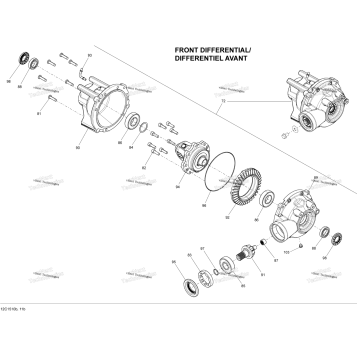 DRIVE SYSTEM, FRONT DIFFERENTIAL