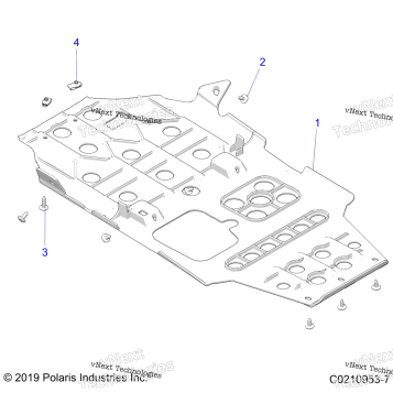BODY, SKID PLATES