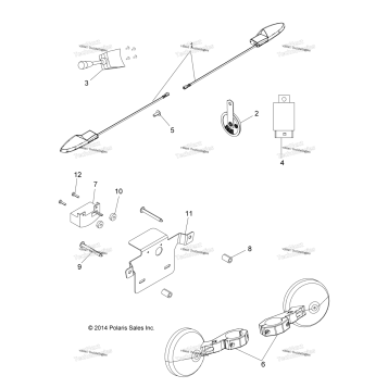 ELECTRICAL, TURN SIGNALS, HORN AND MIRRORS