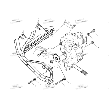 GEARCASE MOUNTING