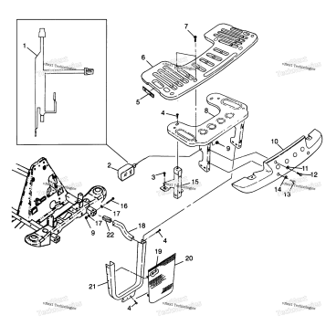 FRONT RACK & BUMPER MOUNTING XPLORER 300